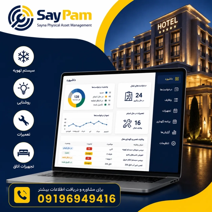 نرم‌افزار نگهداری و تعمیرات (نت) هتل
